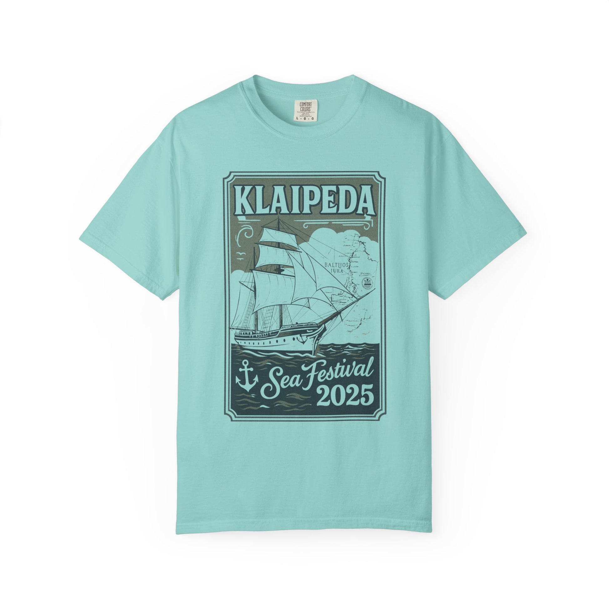 Klaipeda Sea Festival 2025 T-Shirt, Unisex Vintage Tee, Beachwear, Summer Event Shirt, Nautical Gift, Festival Apparel