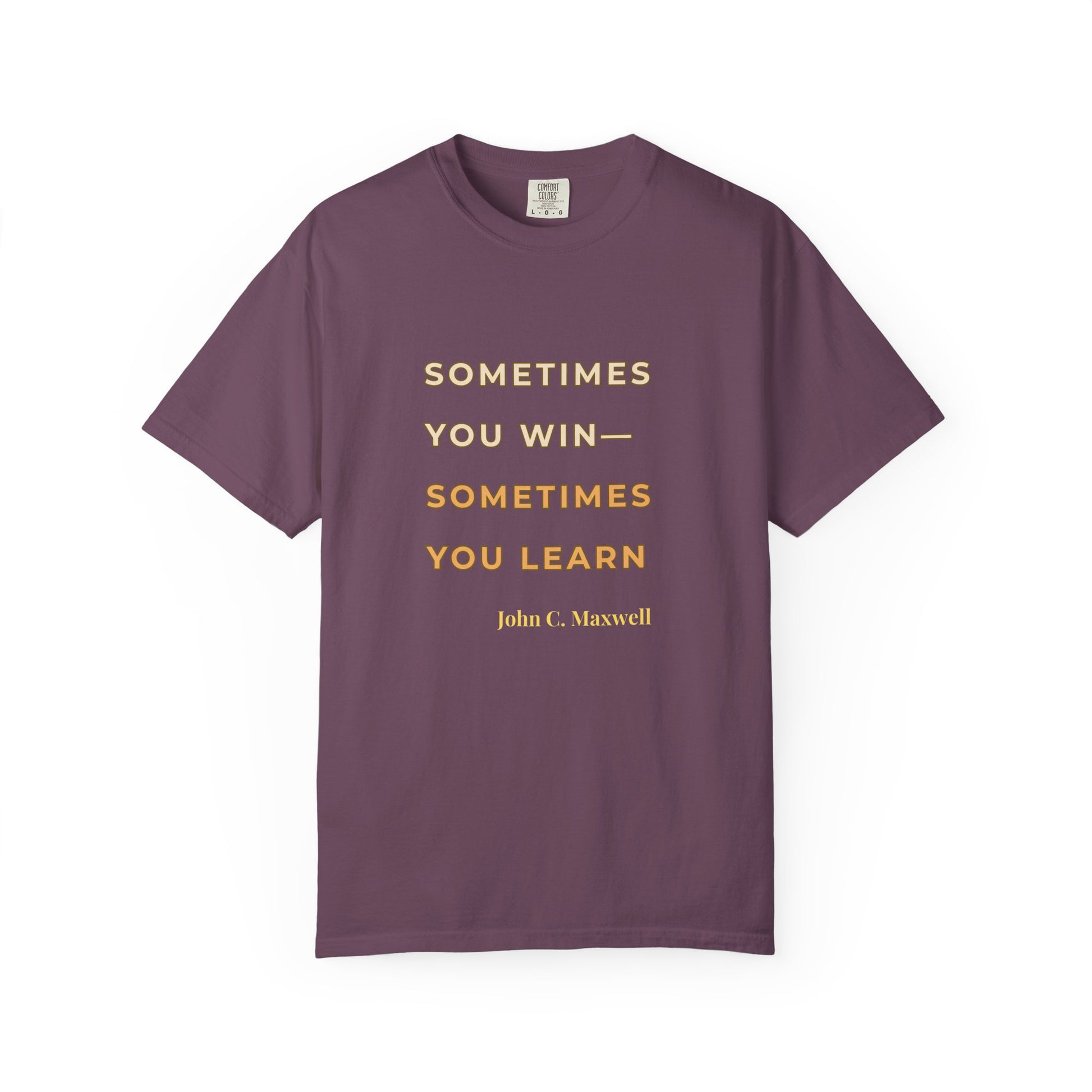 Quote T-shirt for Personal Growth, Motivational Apparel, Perfect Gift for Friends, Casual Wear, Uplifting Style