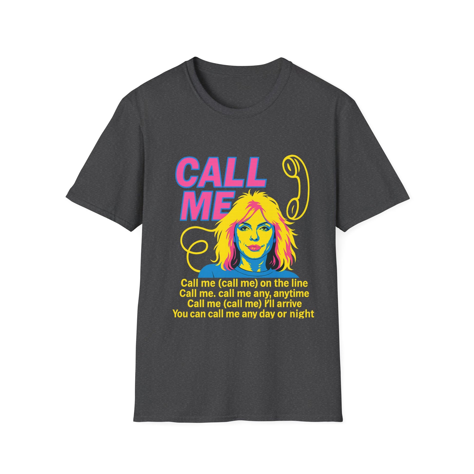 Call Me 80s T Shirt  Retro Blondie Music Tee Vintage Graphic Shirt for Women Men 80s Band Gift