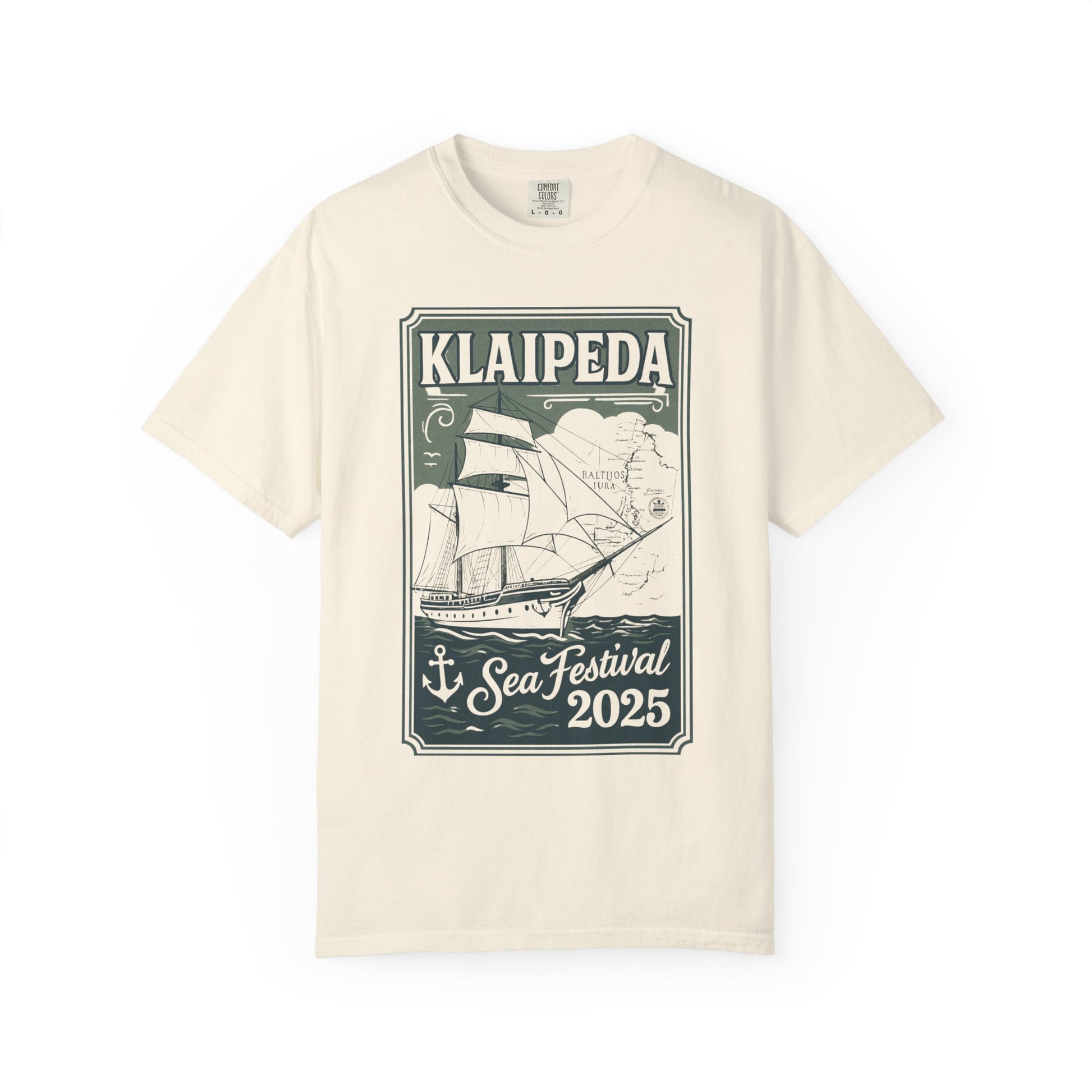 Klaipeda Sea Festival 2025 T-Shirt, Unisex Vintage Tee, Beachwear, Summer Event Shirt, Nautical Gift, Festival Apparel