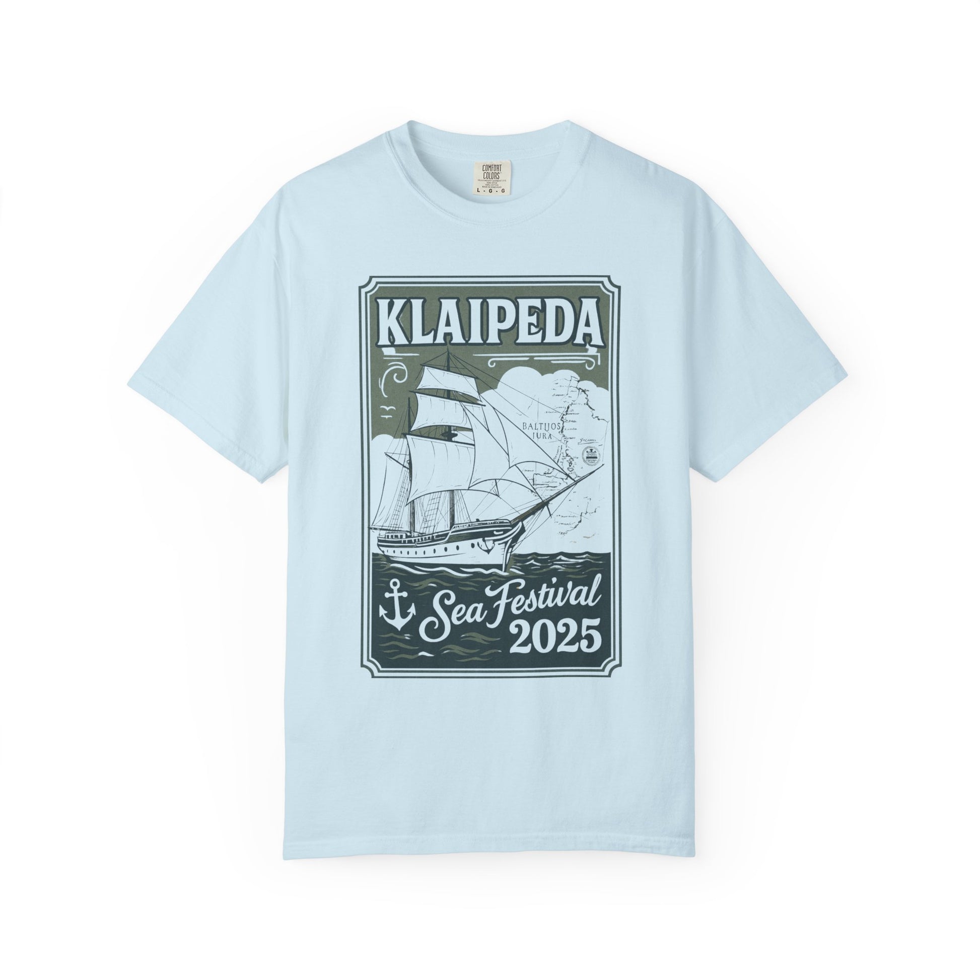 Klaipeda Sea Festival 2025 T-Shirt, Unisex Vintage Tee, Beachwear, Summer Event Shirt, Nautical Gift, Festival Apparel
