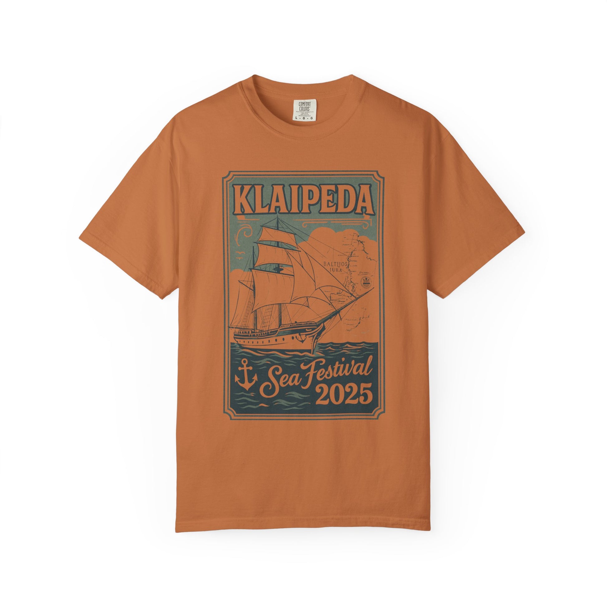 Klaipeda Sea Festival 2025 T-Shirt, Unisex Vintage Tee, Beachwear, Summer Event Shirt, Nautical Gift, Festival Apparel
