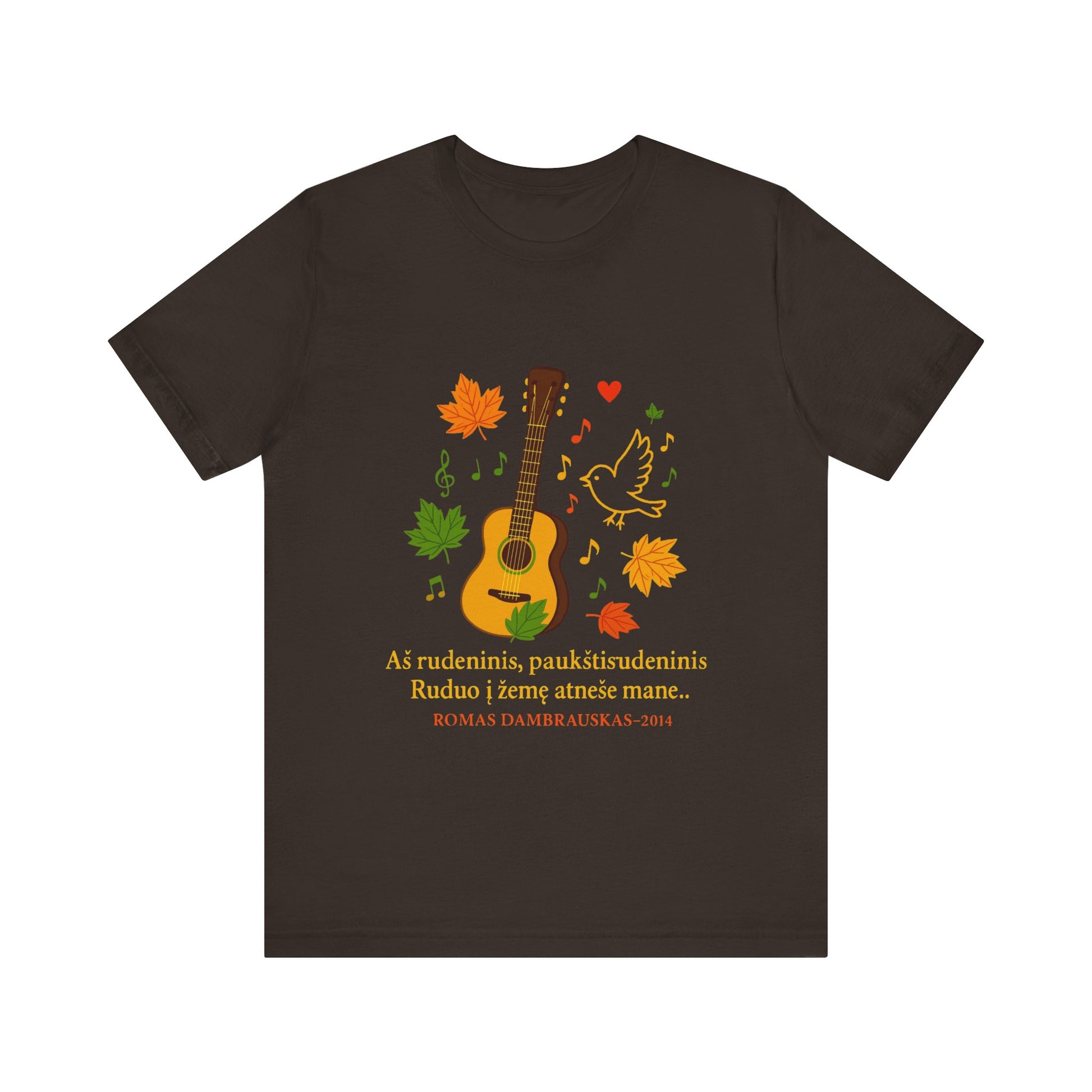 Autumn Melody Tee, Fall T-Shirt, Music Lovers Gift, Thanksgiving Apparel, Outdoor Concert Wear, Custom Graphic Shirt