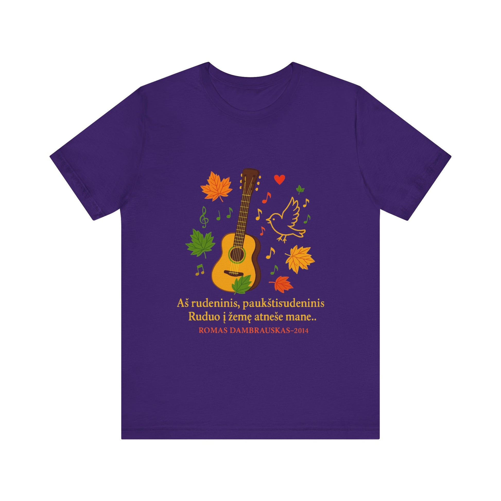 Autumn Melody Tee, Fall T-Shirt, Music Lovers Gift, Thanksgiving Apparel, Outdoor Concert Wear, Custom Graphic Shirt