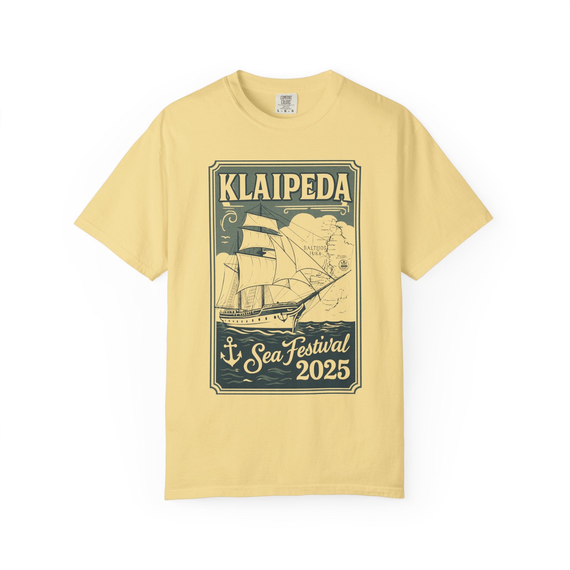 Klaipeda Sea Festival 2025 T-Shirt, Unisex Vintage Tee, Beachwear, Summer Event Shirt, Nautical Gift, Festival Apparel