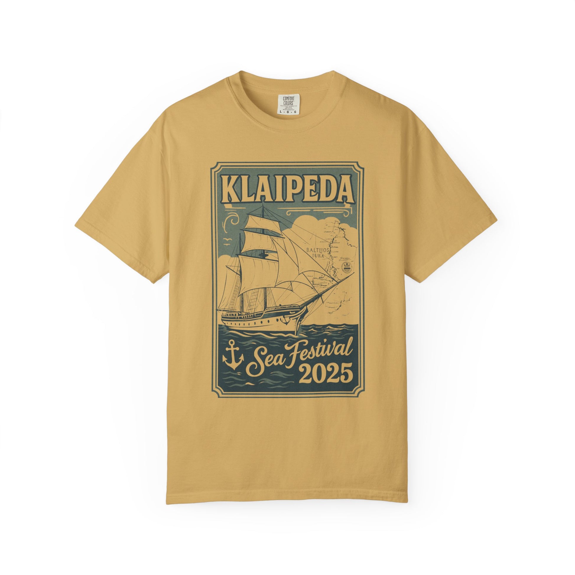 Klaipeda Sea Festival 2025 T-Shirt, Unisex Vintage Tee, Beachwear, Summer Event Shirt, Nautical Gift, Festival Apparel