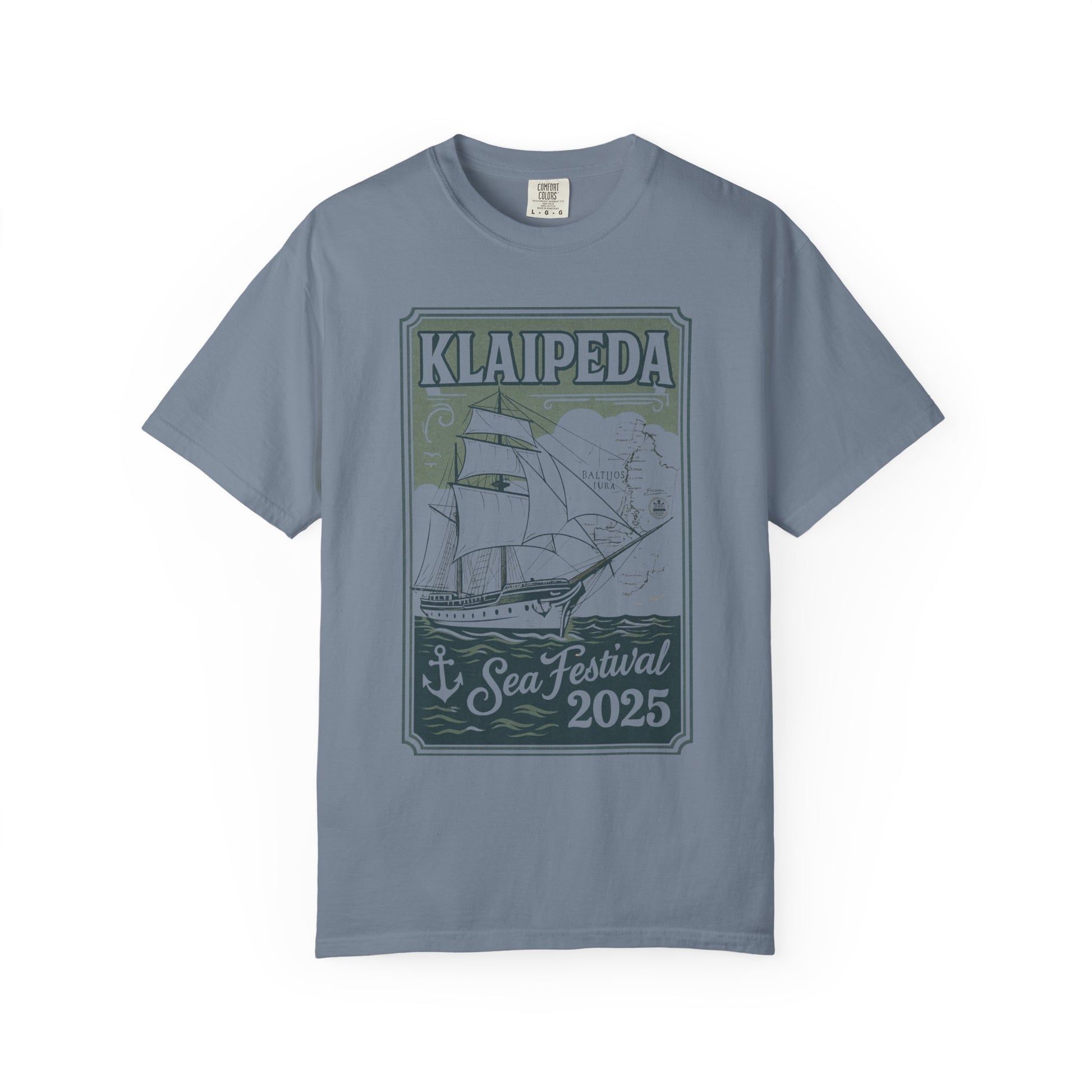 Klaipeda Sea Festival 2025 T-Shirt, Unisex Vintage Tee, Beachwear, Summer Event Shirt, Nautical Gift, Festival Apparel