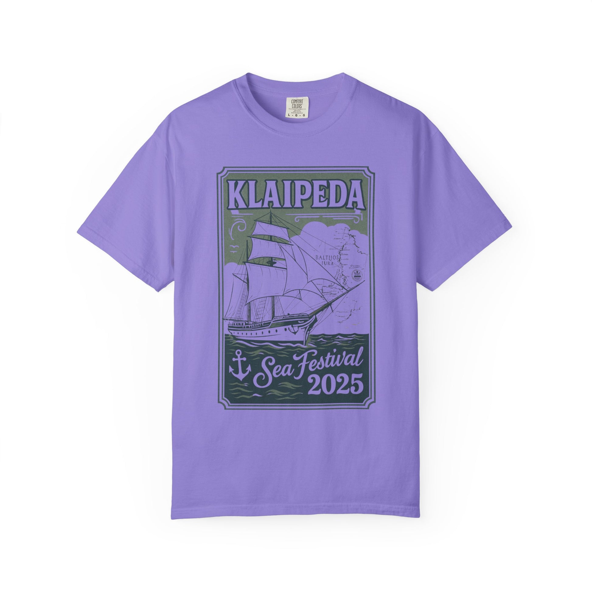 Klaipeda Sea Festival 2025 T-Shirt, Unisex Vintage Tee, Beachwear, Summer Event Shirt, Nautical Gift, Festival Apparel