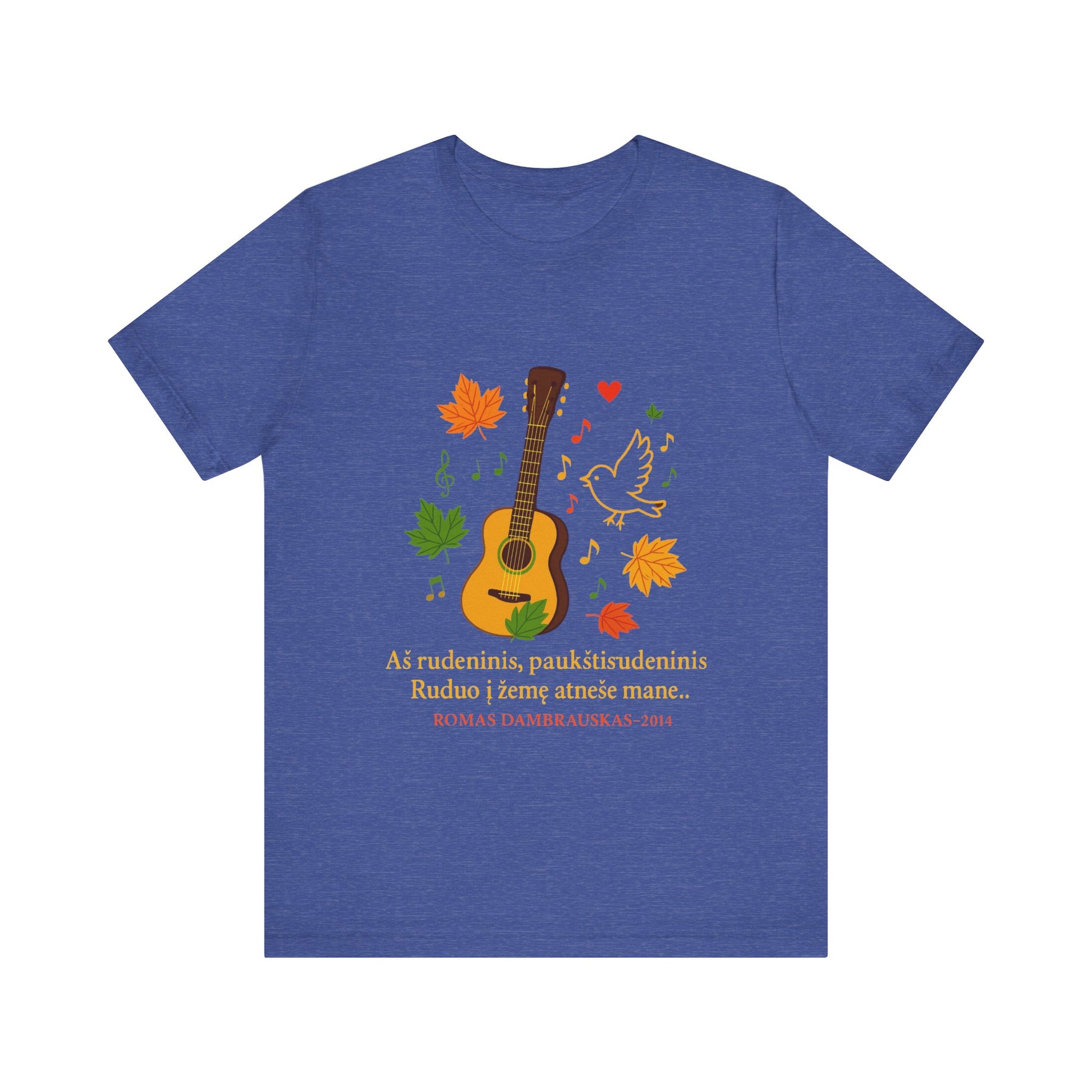 Autumn Melody Tee, Fall T-Shirt, Music Lovers Gift, Thanksgiving Apparel, Outdoor Concert Wear, Custom Graphic Shirt