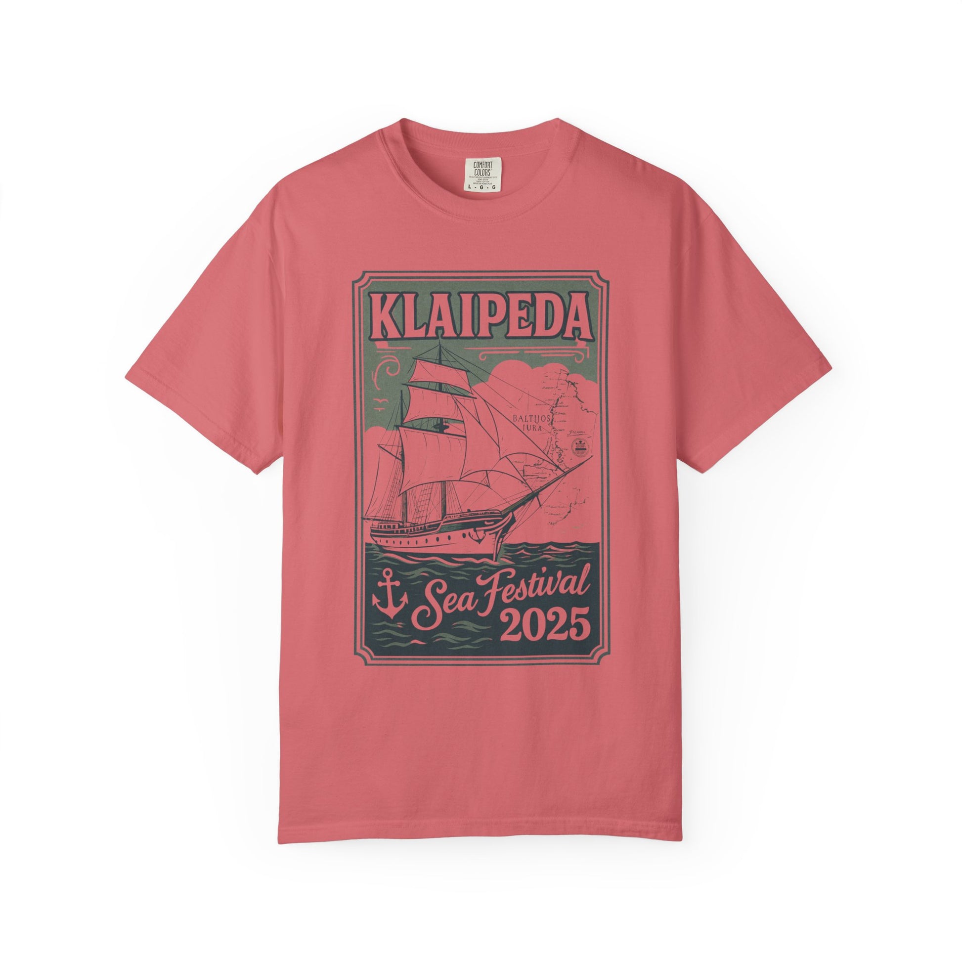 Klaipeda Sea Festival 2025 T-Shirt, Unisex Vintage Tee, Beachwear, Summer Event Shirt, Nautical Gift, Festival Apparel
